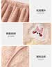 都市丽人睡衣女士2026秋冬季新款法兰绒加绒加厚大码珊瑚绒可爱家居服套装 实拍图