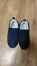 布舍元老北京布鞋棉鞋高帮羊毛保暖男中老年防滑爸爸鞋74X-0214蓝色40 实拍图