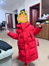 巴拉巴拉儿童羽绒服中长款冬加厚外套男女童2025连帽亲子装保暖防风防泼水 实拍图