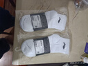 李宁袜子（6双）男士运动篮球女款羽毛球短袜棉袜防臭秋冬季跑步袜白L 实拍图