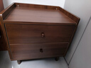 木匠印记 床头柜升级实木生态板带抽屉收纳柜储物型简斗柜小床边柜子 【实木款】樱桃木色30*40*51 实拍图
