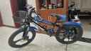 百士盾儿童自行车山地单车6-16岁以上学生减震双碟刹越野中小男女孩赛车 奢华版7速【三刀轮】黑蓝色 22寸丨适身高135-155丨 实拍图
