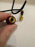 自由说朱砂葫芦吊坠项链可打开空心瓶子转运珠挂件护身符男款挂件配饰 朱砂吊坠 实拍图