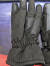 目丸保暖手套男女户外冬天骑行防寒风加绒厚触屏女防水冬季棉滑雪手套 9#深灰色 深度暖手套-男款 实拍图