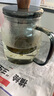 美斯尼 茶壶玻璃泡茶壶 加厚耐热玻璃泡茶器创意墨色玻璃功夫茶具 墨色壶 560mL 实拍图