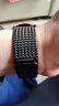 竞技者适于华为手表watch4/Pro表带watch3pro/GT5/GT4/GT3/GT6磁吸钛金属不锈钢手表带男款高级46/48 曜石黑-编织链式22mm接口 实拍图