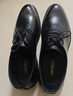 卡帝乐鳄鱼（CARTELO）皮鞋男士牛皮商务休闲西装正装德比鞋英伦结婚男鞋 6531 黑色 40  实拍图