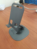 全金属手机支架桌面可升降懒人平板ipad旋转支撑架直播拍摄网课托架底座铝合金可折叠 特惠款-灰【全金属】360°旋转折叠 1个装 实拍图