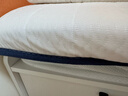 红豆乳胶床垫加厚记忆棉榻榻米抗压单双人家用宿舍床褥子床垫子 R白蓝（厚度约6cm） 120cm*190cm 实拍图