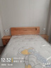 源氏木语实木床橡木双人床卧室北欧带插座家用夜光床置物床 夜读床1.5*2m 实拍图