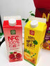 养益君NFC果汁饮料1L*4瓶礼盒装桑葚汁菠萝汁杨梅汁石榴汁送礼多口味 实拍图
