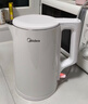 美的（Midea）电热水壶家用烧水壶小容量 0涂层 食品级304不锈钢 双层防烫 全钢无缝  1.5L容量 1566 实拍图