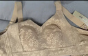 千奈美内衣女大胸显小薄款无痕无钢圈全罩杯收副乳文胸 栗子色 2XL 实拍图