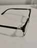 鲸逐痞帅斯文半框近视眼镜理工男学生防蓝光黑武士大框平光镜可配度数 亮黑银 定制1.67镜片【度数联系客服】 实拍图