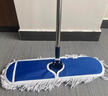 海斯迪克 尘推平板拖把排拖 90CM蓝色带杆整套 办公室家政工厂车间商场保洁吸水去污可拆卸 (1个装) HKQJ06 实拍图