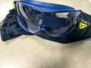 代尔塔 防护眼镜 防沙风护目镜 透明镜片 防冲击防雾防化防飞溅 骑行挡风眼罩101104 透明/蓝色(N级防雾+K级防刮) 实拍图