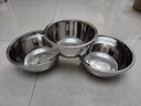 欧乐多（Olodo）抗菌316不锈钢盆加厚和面盆汤盆家用饭盆厨房盆洗菜盆水果盆水盆 316抗菌盆28cm【镜面亮光】 实拍图