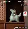 中国国家博物馆西周青铜驹尊现代仿汝瓷生肖小绿马驹骏马桌面创意摆件父亲节礼物 小马摆件 实拍图