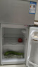 新飞冰箱小型租房用 一级能效冷 藏冷冻两用1-2人家用小冰箱 出租房双门电冰箱办公室两门 26年升级 76A128L一级能效【保鲜盒款】银 实拍图