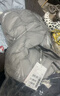 坦博尔轻薄羽绒服女短款翻领宽松舒适衬衫式女士外套330226D 夏云灰155 实拍图