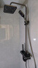 TOTOHEALTH系列增压淋浴花洒明装带顶喷全铜恒温数显一整套卫生间花洒套装 EH11 枪灰色【冷热数显】 实拍图