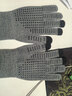 匹克匹克冬季保暖手套防寒针织毛线手套户外骑行电动车防滑可触屏灰色 实拍图
