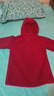 玛米玛卡（MOMOCO）儿童外套冬季女童大衣加绒甜美时尚爱心呢子大衣 红色 120 实拍图