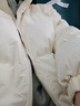 真维斯（Jeanswest）棉服男女同款冬季保暖面包服2026新款加厚百搭棉袄情侣款棉衣外套 米白 纯色 2XL 实拍图