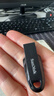 闪迪（SanDisk）128GB USB3.2 U盘 CZ550黑色 读速100MB/s 安全加密 数据恢复 学习办公电脑车载 高速大容量优盘 实拍图