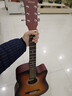 维卡斯（WEIKASI）民谣吉他初学者木吉他单板新手入门练习琴guitar吉它学生男女乐器 41英寸日落色+礼包【进阶推荐】 实拍图