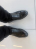 百丽舒适真皮正装鞋男新款黑色圆头套脚商务皮鞋B3GK7CM1 黑色 41 (255mm) 实拍图