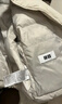 优衣库合作款/女装男装PUFFTECH空气棉服连帽外套480064 02 浅灰色 2XL 实拍图