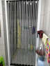 透明亚克力水晶板折叠门推拉门隐形楼梯口厨房免打孔空调隔断移门 下单定制 下单定制 实拍图