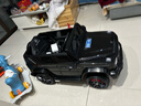 福儿宝奔驰授权大G儿童电动车玩具车可坐人四轮带遥控越野小孩宝宝送礼 四驱黑+减震器+后备箱+高低门+皮座 实拍图