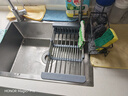 百年正和厨房置物架水槽抹布沥水架台面壁挂收纳架洗碗海绵沥水篮 实拍图