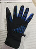 【京东物流】手套男士冬季加绒骑行电动车防滑触屏开车保暖手套女 【掌心防滑 可触屏】男士蓝色 均码 1双 掌围女17-21男18-23cm 实拍图