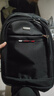袋鼠双肩包男士背包大容量行李旅游包学生书包女初中商务笔记本电脑包 黑色配红标 实拍图