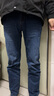 真维斯（Jeanswest）牛仔裤男2026春季轻商直筒修身牛仔长裤男蓝色常规30 实拍图