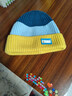 柠檬宝宝儿童帽子秋冬男女童毛线帽保暖护耳宝宝小孩针织帽 维迪黄蓝 48  实拍图