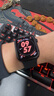 W&P新款适用苹果手表表带apple watch ultra3/2海洋硅胶双扣回环表带iwatch S11/10/9/8/7/SE 黑色45 实拍图