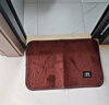 浴室吸水脚垫简约家居卫生间地垫门口入户进门家用防滑垫子 咖啡色 40x60cm 实拍图