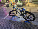 EG7山地自行车成人学生变速越野单车双减震赛车26寸青少年男女 六刀【升级减震 轻量铝架】黑白 26寸21速【适合：160-180CM】 实拍图