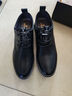 戈耐男士休闲皮鞋真皮内增高男鞋子春秋季青年中年人爸爸鞋商务休闲鞋 黑色 44 码 (270mm) 实拍图