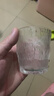 简约ins风玻璃杯家用果汁杯办公室咖啡杯磨砂啤酒杯树纹冰川杯 矮款 1只装220ml 实拍图