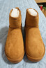 骆驼（CAMEL）雪地靴女冬季新款加绒保暖加厚棉鞋休闲懒人毛毛鞋 L23W275157驼色 40 实拍图