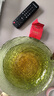 青苹果新年礼物玻璃果盘客厅茶几高级水晶质感糖果零食大号冰绿旋风果盘 实拍图
