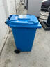 科力邦（Kelibang) 户外垃圾桶 大号加厚240L商用塑料环卫垃圾桶带盖轮工业小区物业翻盖果皮箱 灰色 单个 实拍图