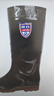 回力男士中高筒雨鞋雨靴胶鞋套鞋防水鞋 8868黑色高筒 42 实拍图