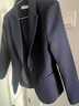 晚白【断码清仓】高级感修身显瘦小西装通勤百搭职业正装西服外套女 蓝色 S 实拍图