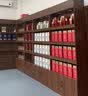 伯丽态商用烟酒柜货架带灯超市展示柜多层组合置物架简约货架茶叶陈列柜 【灰色】长60*深30*高220cm 常规款默认不带灯 实拍图